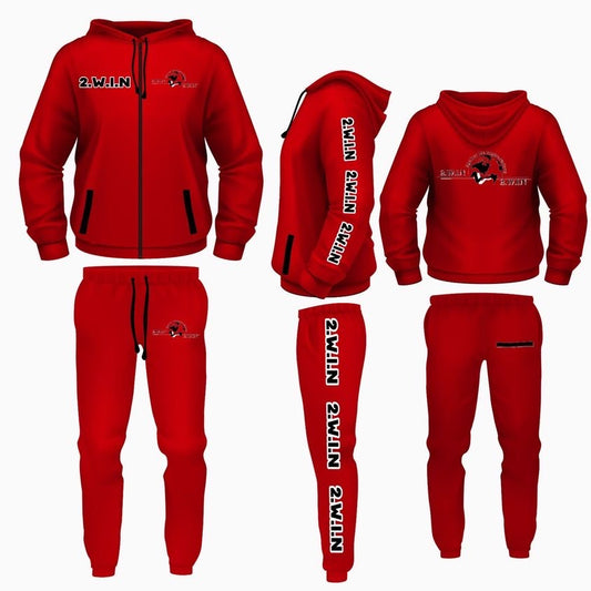 2win Red Track Suit